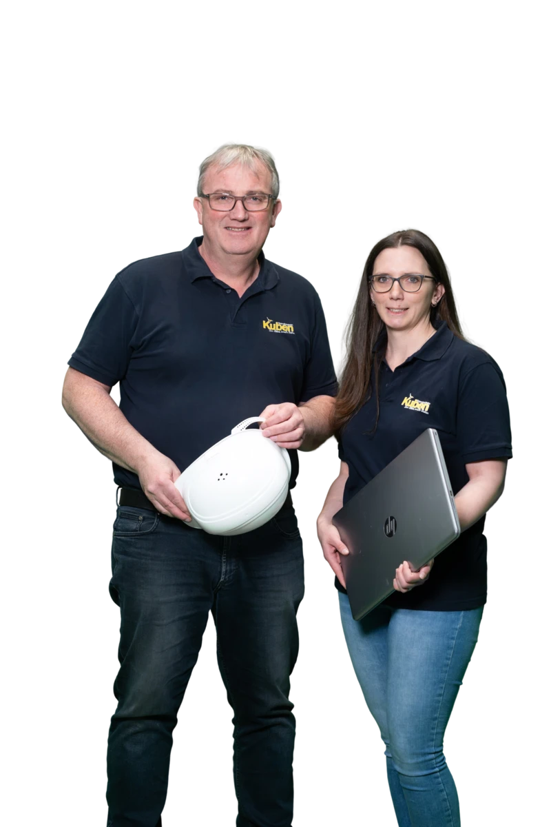 Johannes und Sandra Kuben, Geschäftsführung Kuben-Bau