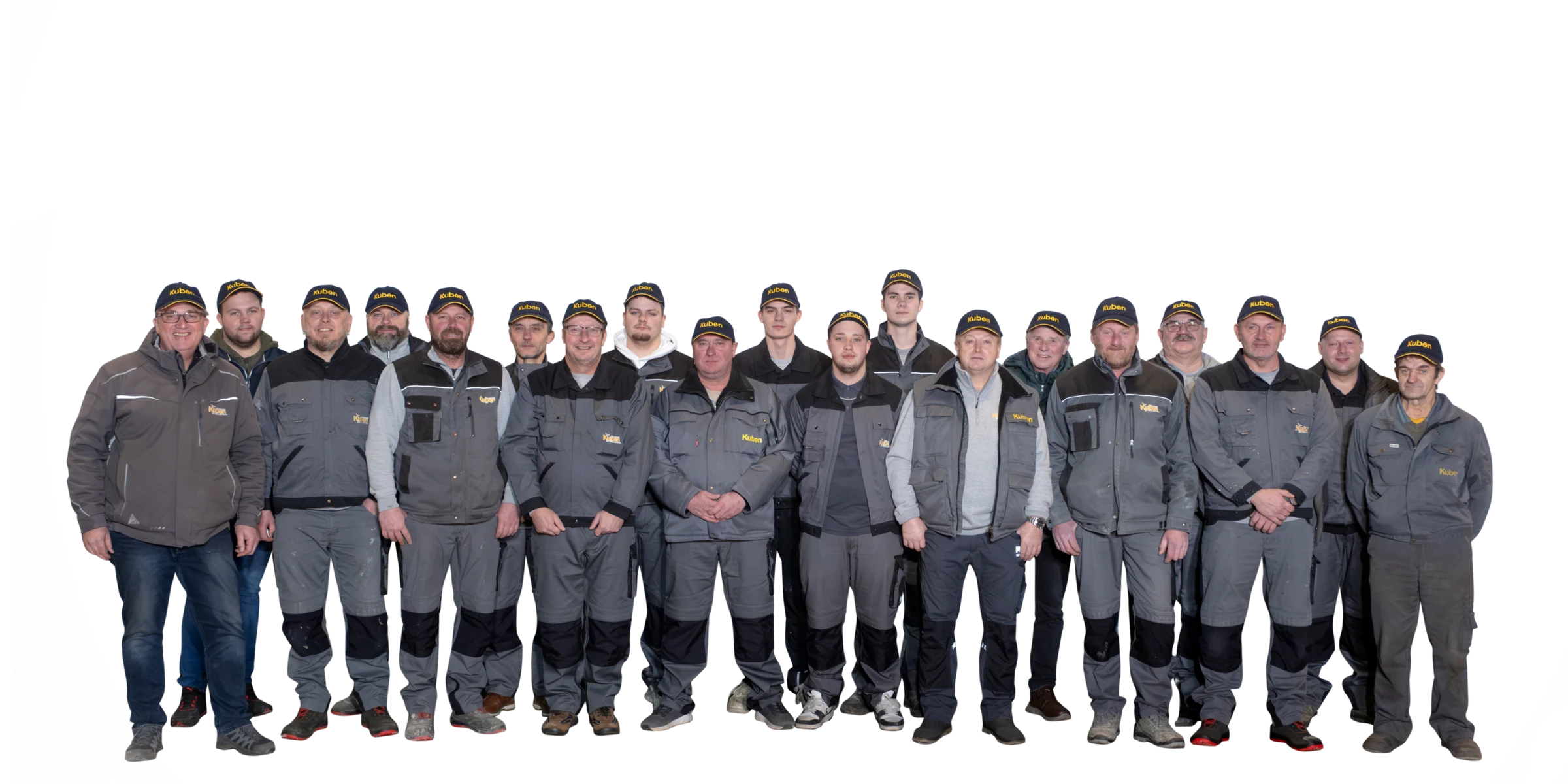 Kuben-Mitarbeiter mit Porotherm Klimablock